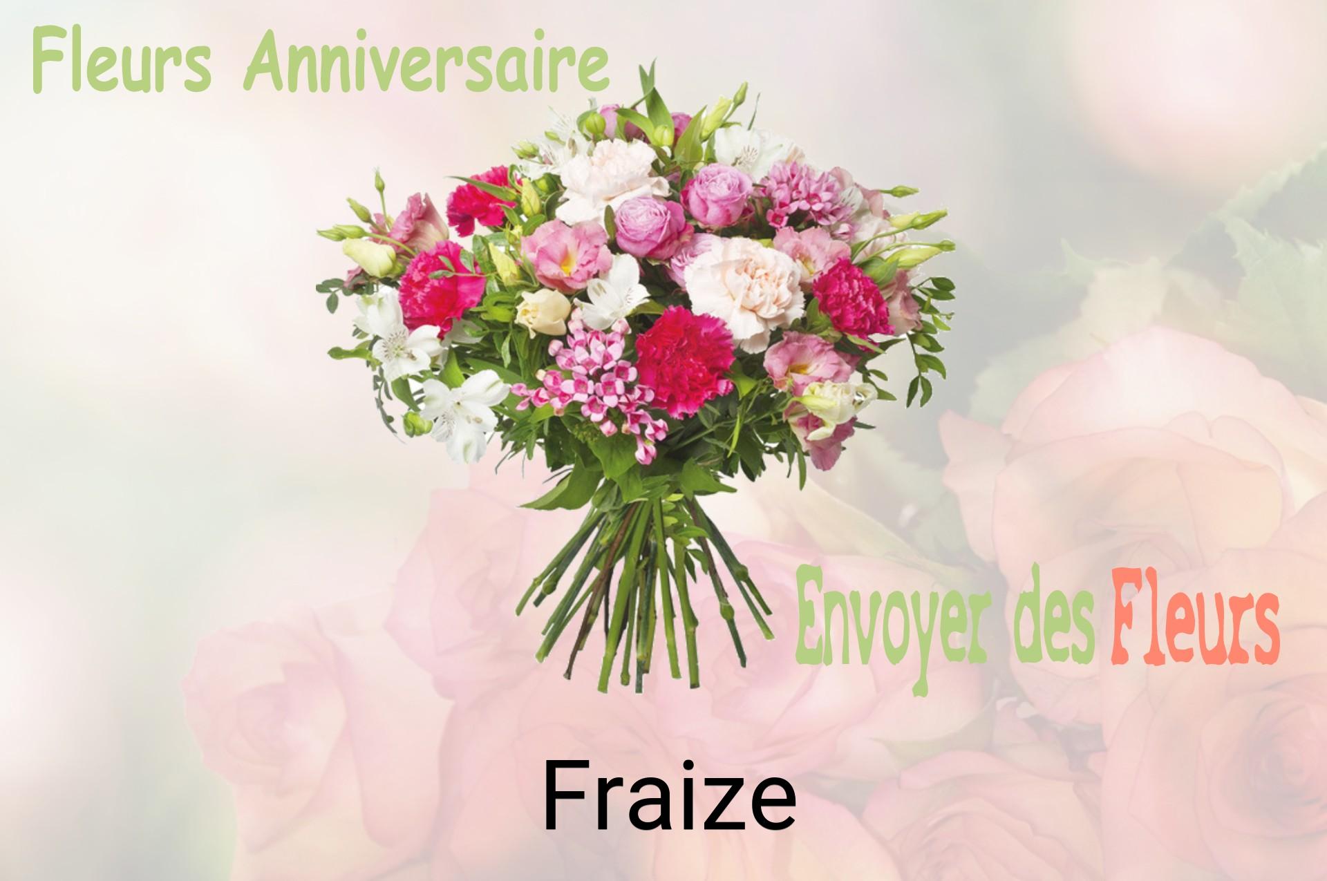 Bouquet de fleurs d’anniversaire livré à Fraize
