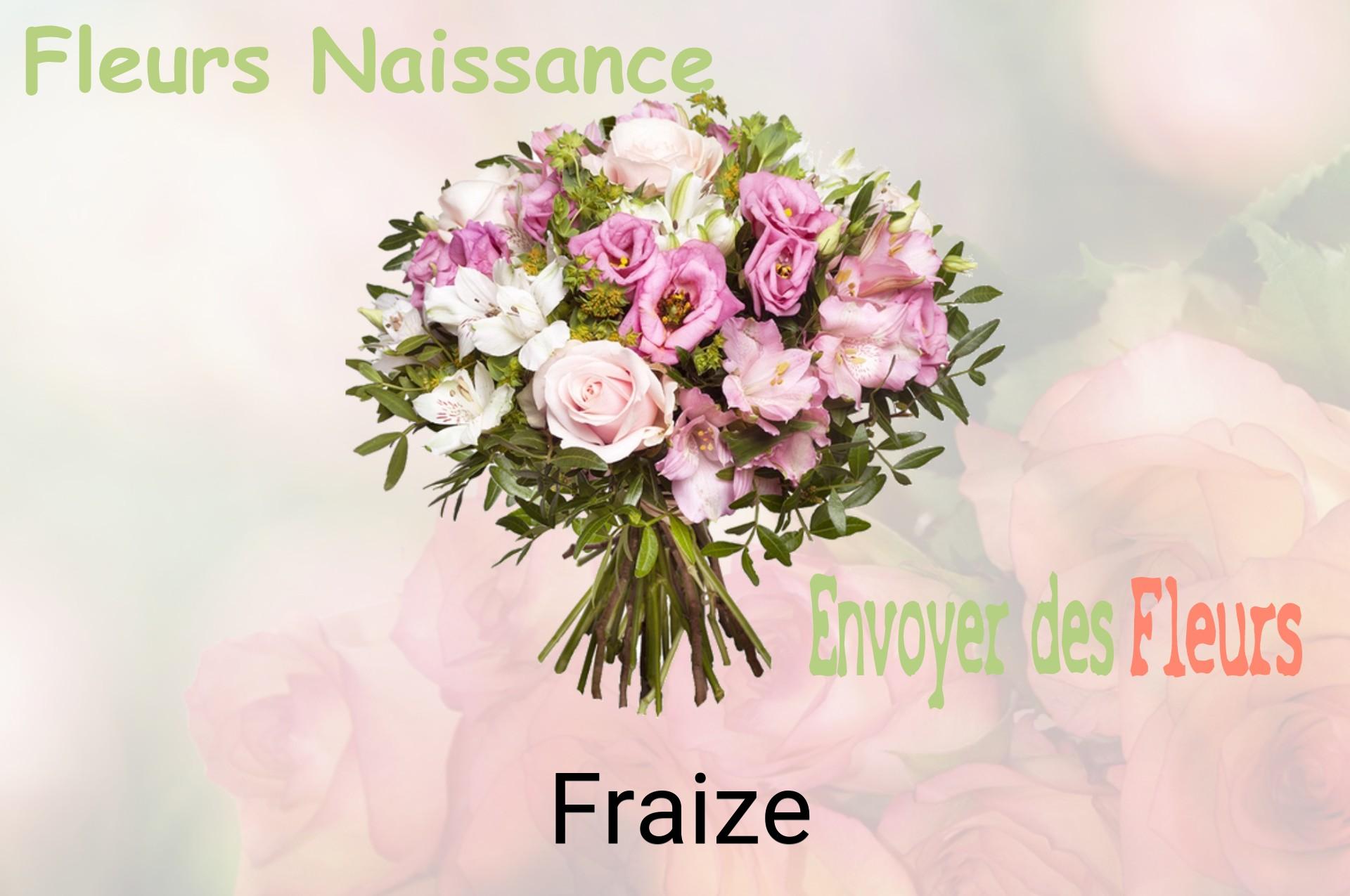 Bouquet de fleurs de naissance livré à Fraize